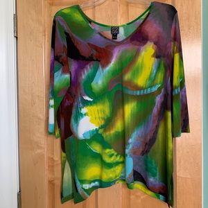 Beautiful multi-colored tunic top